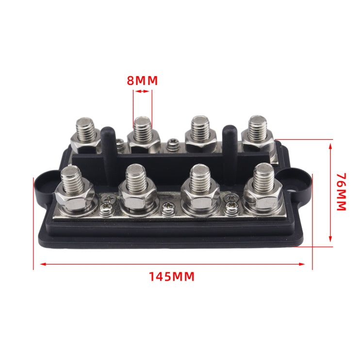 CP-4065 Double Row M8 Power Distribution Block Terminal Studs with Terminals, CP-4065