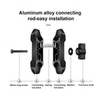 RUIGPRO Crab Clamp Action Camera Bracket, 1/4 Ball Head Mount, 1/4 Ball Head Mount with Rod, 3-claw Ball Head Mount, 3-claw Ball Head Mount with Rod, Dual-Head Crab, Dual-Head Crab with Selfie Stick, 1/4 Ball Head Dual-Head Crab with Selfie Stick      ...