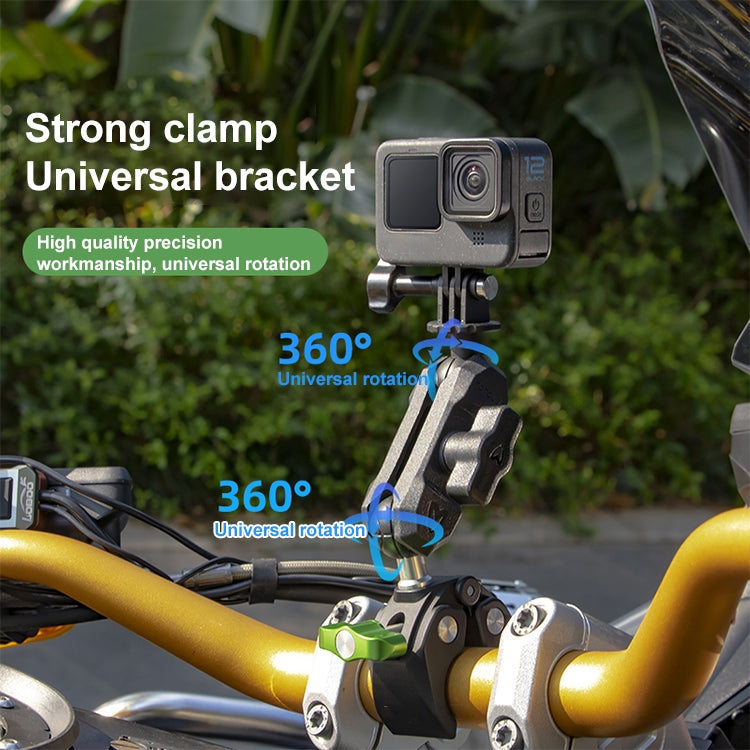 RUIGPRO Crab Clamp Action Camera Bracket, 1/4 Ball Head Mount, 1/4 Ball Head Mount with Rod, 3-claw Ball Head Mount, 3-claw Ball Head Mount with Rod, Dual-Head Crab, Dual-Head Crab with Selfie Stick, 1/4 Ball Head Dual-Head Crab with Selfie Stick      ...