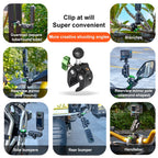 RUIGPRO Crab Clamp Action Camera Bracket, 1/4 Ball Head Mount, 1/4 Ball Head Mount with Rod, 3-claw Ball Head Mount, 3-claw Ball Head Mount with Rod, Dual-Head Crab, Dual-Head Crab with Selfie Stick, 1/4 Ball Head Dual-Head Crab with Selfie Stick      ...