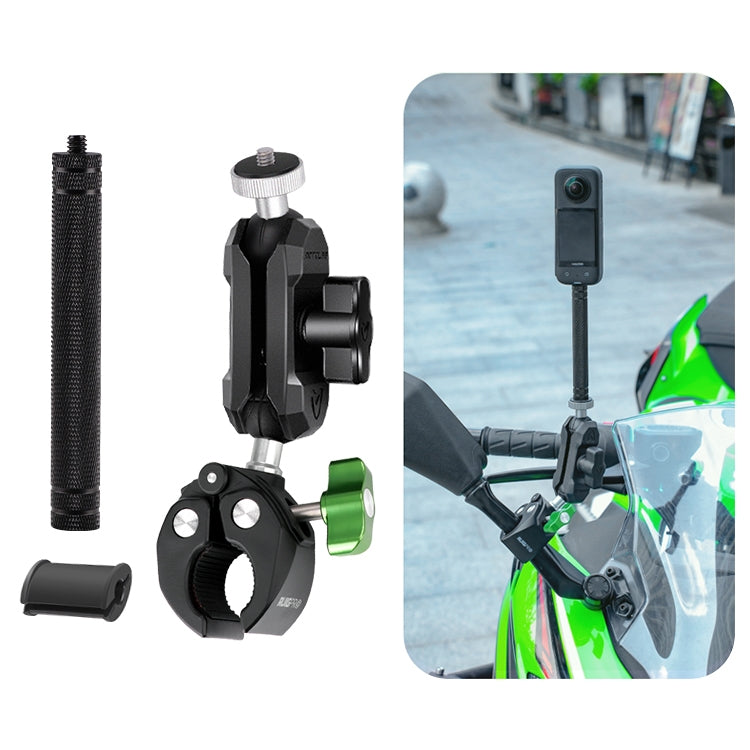 RUIGPRO Crab Clamp Action Camera Bracket, 1/4 Ball Head Mount, 1/4 Ball Head Mount with Rod, 3-claw Ball Head Mount, 3-claw Ball Head Mount with Rod, Dual-Head Crab, Dual-Head Crab with Selfie Stick, 1/4 Ball Head Dual-Head Crab with Selfie Stick      ...
