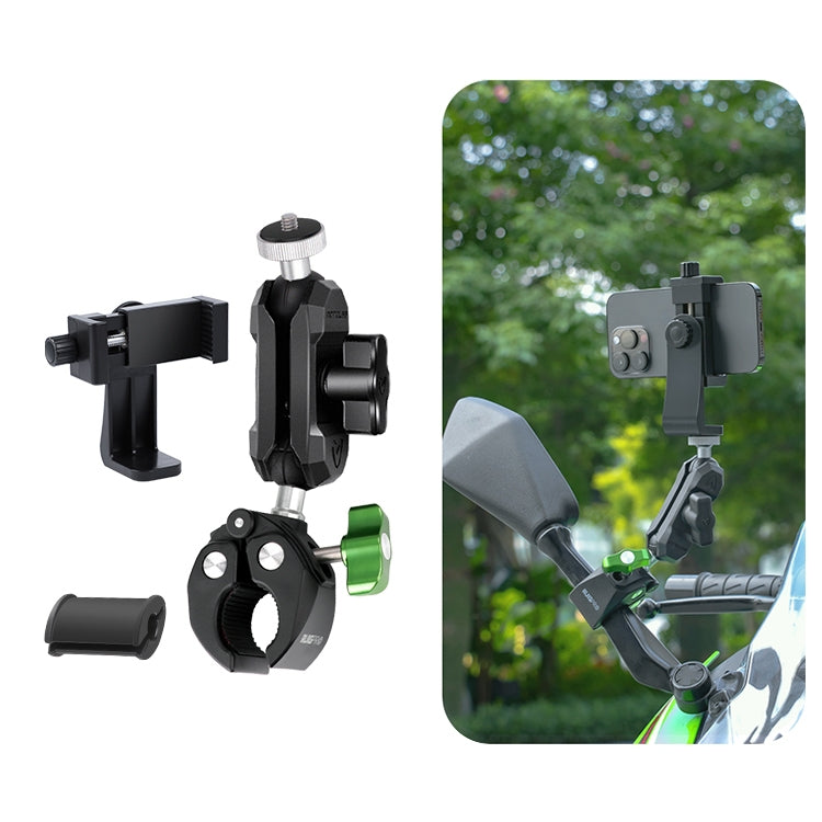 RUIGPRO Crab Clamp Action Camera Bracket, 1/4 Ball Head Mount, 1/4 Ball Head Mount with Rod, 3-claw Ball Head Mount, 3-claw Ball Head Mount with Rod, Dual-Head Crab, Dual-Head Crab with Selfie Stick, 1/4 Ball Head Dual-Head Crab with Selfie Stick      ...