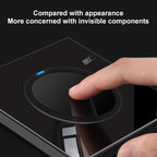 86mm Round LED Tempered Glass Switch Panel, Black Round Glass, One Open Dual Control, Two Billing Control, Two Open Dual Control, Three Billing Control, Three Open Dual Control, Four Billing Control, Four Open Dual Control, One Open Multiple Control   ...