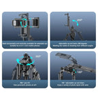 YESIDO SF17 Multifunctional Retractable Metal Tripod Stand Selfie Stick for Cell Phones Camera, SF17
