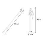 YESIDO SF17 Multifunctional Retractable Metal Tripod Stand Selfie Stick for Cell Phones Camera, SF17