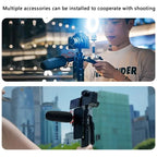 YESIDO SF17 Multifunctional Retractable Metal Tripod Stand Selfie Stick for Cell Phones Camera, SF17