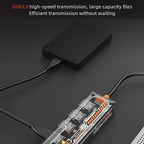 SW4U-A 5 in 1 USB to Type-C + 4 x USB3.0 HUB Docking Station, SW4U-A