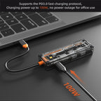 SW6V 6 in 1 Type-C to USB + HDMI + VGA + Audio 3.5 HUB Docking Station, SW6V
