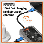 SW8V 8 in 1 Type-C to USB + HDMI + RJ45 + SD/TF HUB Docking Station, SW8V