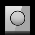 86mm Round LED Tempered Glass Switch Panel, Gray Round Glass, One Open Dual Control, Two Billing Control, Two Open Dual Control, Three Billing Control, Three Open Dual Control, Four Billing Control, Four Open Dual Control, One Open Multiple Control    ...