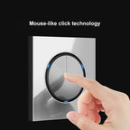 86mm Round LED Tempered Glass Switch Panel, Gray Round Glass, One Open Dual Control, Two Billing Control, Two Open Dual Control, Three Billing Control, Three Open Dual Control, Four Billing Control, Four Open Dual Control, One Open Multiple Control    ...