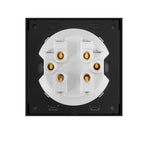 86mm Round LED Tempered Glass Switch Panel, Gray Round Glass, One Open Dual Control, Two Billing Control, Two Open Dual Control, Three Billing Control, Three Open Dual Control, Four Billing Control, Four Open Dual Control, One Open Multiple Control    ...