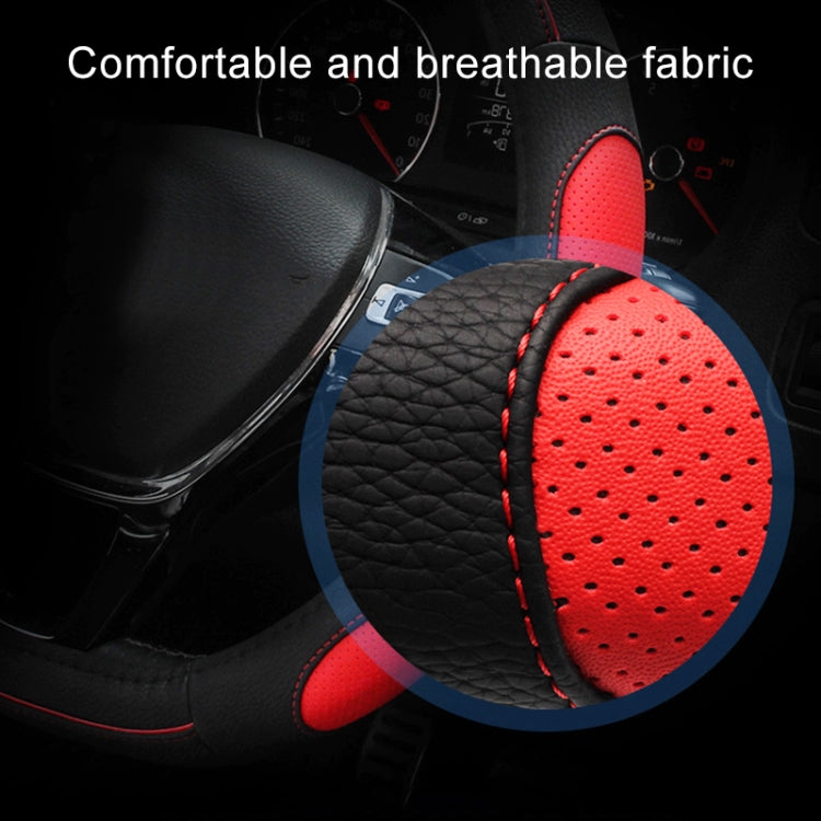 D Style Car Universal Anti-skid Steering Wheel Cover, Diameter: 38cm, D Style