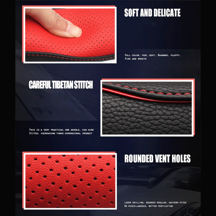 D Style Car Universal Anti-skid Steering Wheel Cover, Diameter: 38cm, D Style
