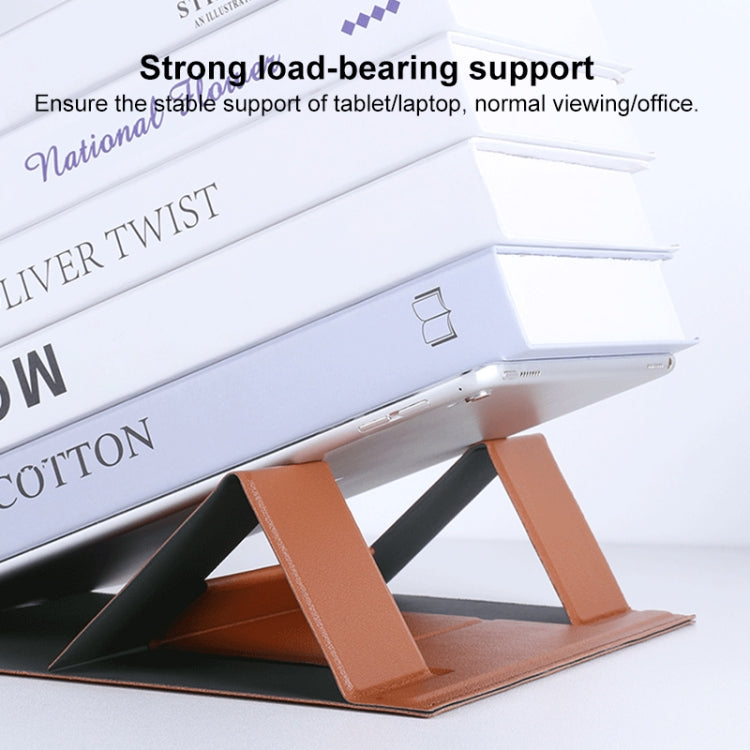 Magnetic PU Leather Tablet Laptop Folding Holder, Magnetic PU Leather Folding Holder