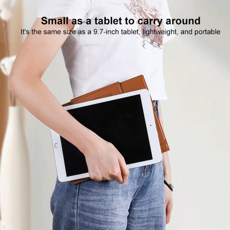 Magnetic PU Leather Tablet Laptop Folding Holder, Magnetic PU Leather Folding Holder