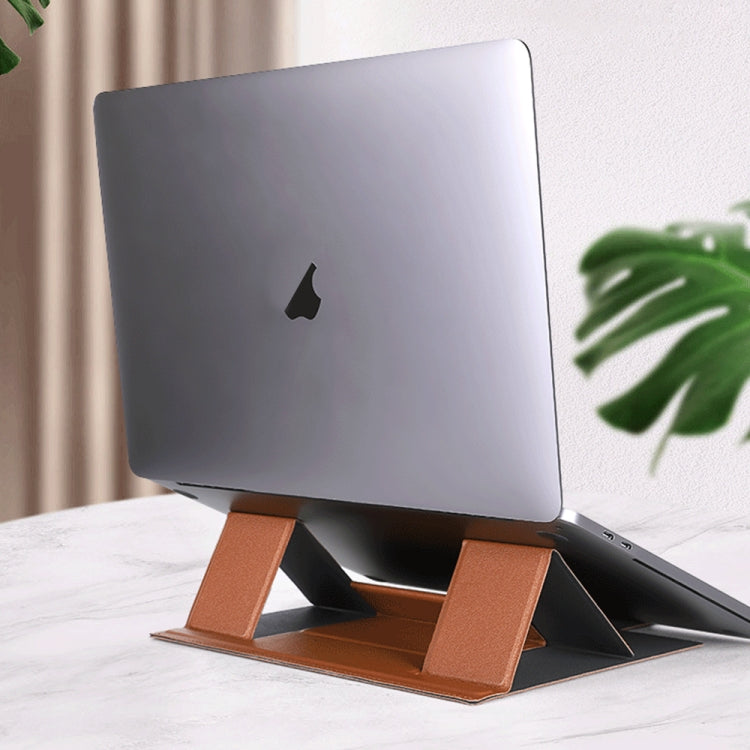 Magnetic PU Leather Tablet Laptop Folding Holder, Magnetic PU Leather Folding Holder