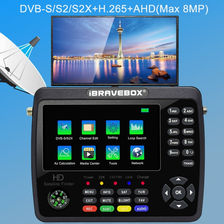 Digital Satellite Meter | iBRAVEBOX V10 Finder Max+