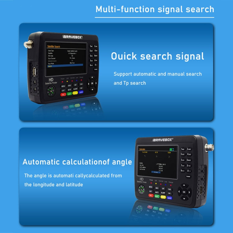 Digital Satellite Meter | iBRAVEBOX V10 Finder Max+