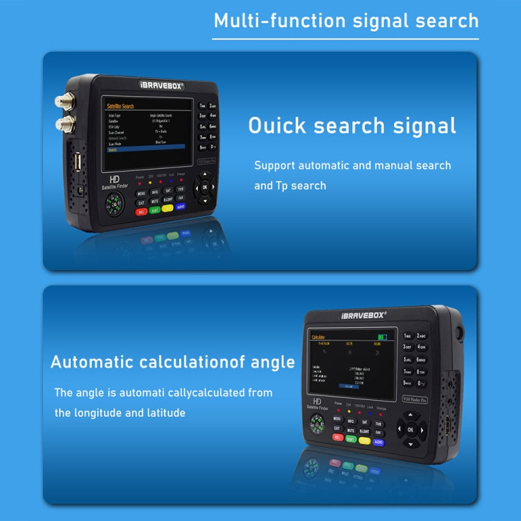 Digital Satellite Meter Signal Finder | iBRAVEBOX V10 Pro