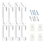 2pcs YX072 Acrylic Game Controller and Headphone Wall Mount, YX072