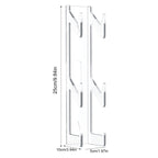 2pcs YX072 Acrylic Game Controller and Headphone Wall Mount, YX072
