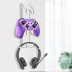 2pcs YX072 Acrylic Game Controller and Headphone Wall Mount, YX072