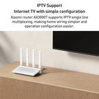 Original Xiaomi AX3000T 2.4GHz/5GHz Dual-band 1.3GHz CPU Router Supports NFC Connection, US Plug, AX3000T
