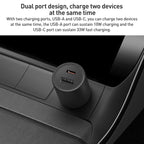 Original Xiaomi 43W Dual Ports USB + USB-C / Type-C Car Charger 1A1C, 43W