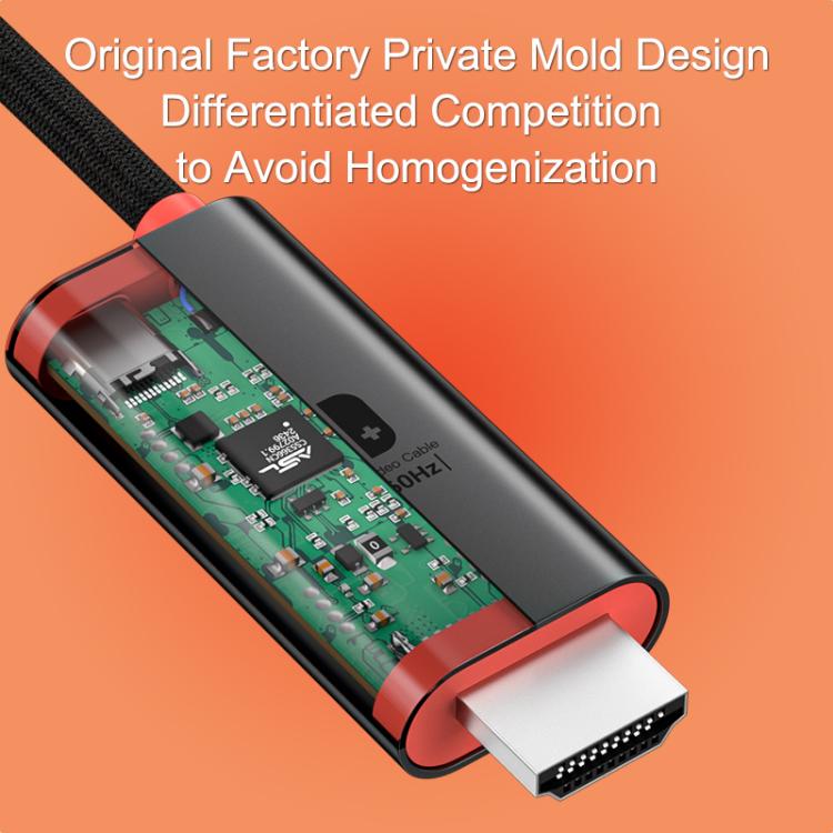 USB-C / Type-C to HDMI HD Adapter Cable, Length: 1.8m, 4K 30Hz, 4K 60Hz