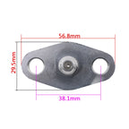 Car Turbine Oil Supply Pipe Flange Gasket AN4 Joint Adapter, For T3 T4 T04E GT42
