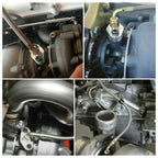 Car Turbine Oil Supply Pipe Flange Gasket AN4 Joint Adapter, For T3 T4 T04E GT42