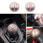 For Honda Series Metal Gear Head Car Modified Gear Stick Shift Knob, 5 Speed, 6 Speed