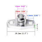 Car Turbine Oil Supply Pipe Flange Gasket AN10 Joint Adapter, For GT25 / GT28 / GT30