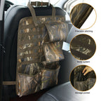 2pcs / Set Car Front Seat Back Camouflage Storage Bag Car Hanging Organiser