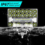 9-80V 18W 6000K 4 inch Car 36pcs LED Work Light, 9-80V 18W 6000K
