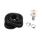 12V-1100GPH Yacht Automatic Bilge Pump with Drain Pipe, with Drain Pipe