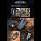 Oukitel WP19 Pro, 6.8 inch MediaTek Helio G99 Octa-core, NFC, Network: 4G, WP19 Pro 8GB+256GB