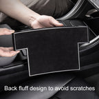 Car Multi-functional Console Box Cup Holder Seat Gap Side Storage Box, Leather Style, Brown Front Passenger Seat, Beige Front Passenger Seat, Black Front Passenger Seat, Black Main Driver Seat, Beige Main Driver Seat, Brown Main Driver Seat