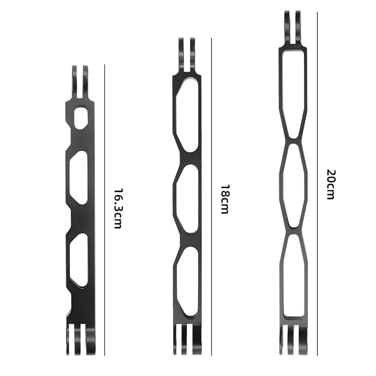 Aluminium Extension Arm Hollow Grip Extenter for DJI, Insta360, GoPro and Other Action Cameras, 20cm