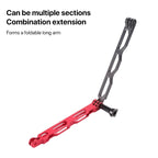 Aluminium Extension Arm Hollow Grip Extenter for DJI, Insta360, GoPro and Other Action Cameras, 20cm