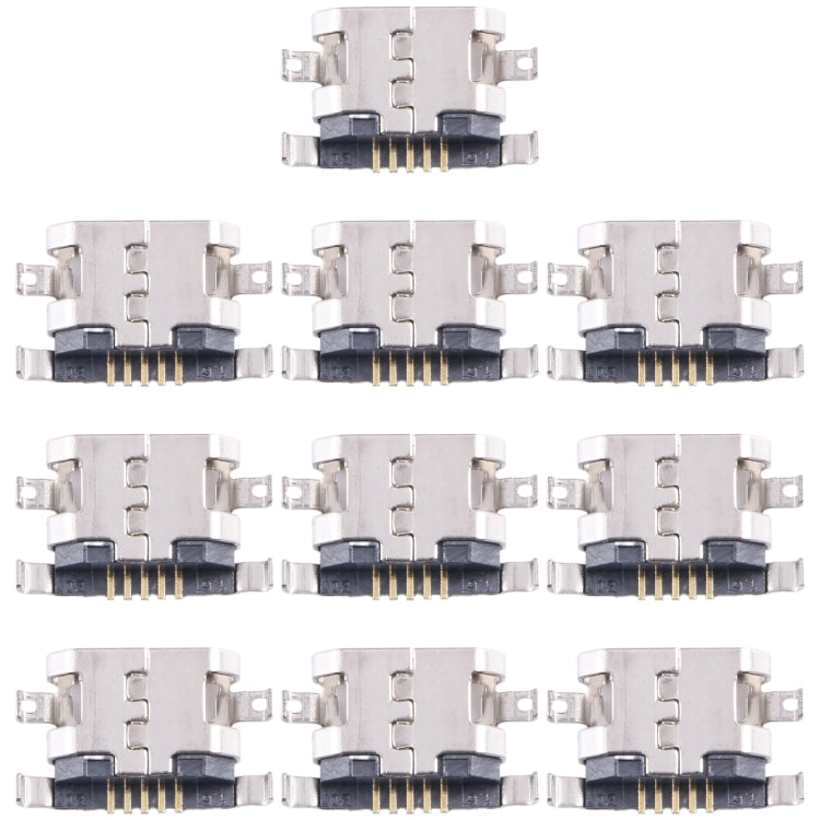 10pcs Original Charging Port Connector, For Infinix Smart 6 X6511, For Infinix Note 11 Pro X697, For Infinix Hot 10 Play X688C, For Infinix Note 10 Pro X695, For Infinix Hot 10 Lite X657B, For Infinix Hot 10