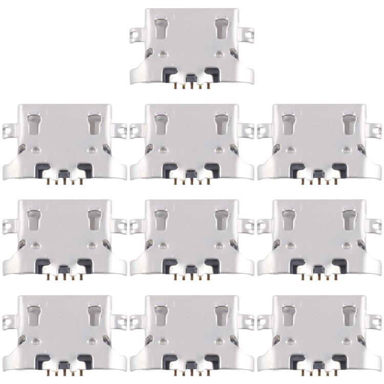 10pcs Original Charging Port Connector, For Infinix Smart 6 X6511, For Infinix Note 11 Pro X697, For Infinix Hot 10 Play X688C, For Infinix Note 10 Pro X695, For Infinix Hot 10 Lite X657B, For Infinix Hot 10
