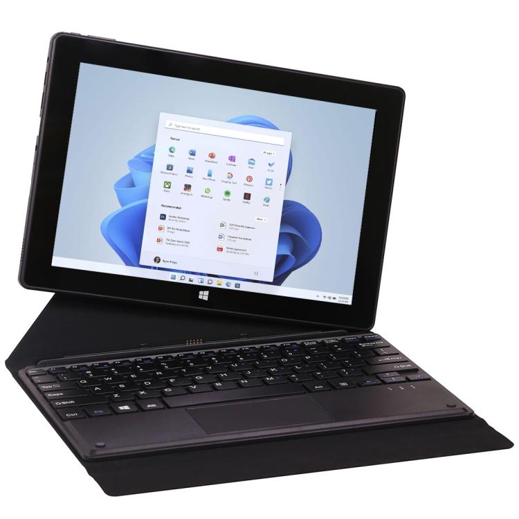 HONGSAMDE 10.1 inch 2 in 1 Tablet PC, Windows 11, Intel Celeron N4120 Quad Core with Keyboard, 6GB+64GB, 8GB+128GB, 12GB+128GB