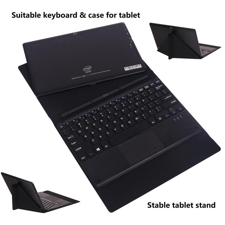 HONGSAMDE 10.1 inch 2 in 1 Tablet PC, Windows 11, Intel Celeron N4120 Quad Core with Keyboard, 6GB+64GB, 8GB+128GB, 12GB+128GB