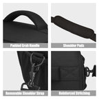 Cwatcun D67 Crossbody Camera Bag Photography Lens Shoulder Bag, 22 x 15 x 15cm S, 25.5 x 16 x 17cm M, 30.5 x 16.5 x 20cm L, 36 x 21 x 24cm XL