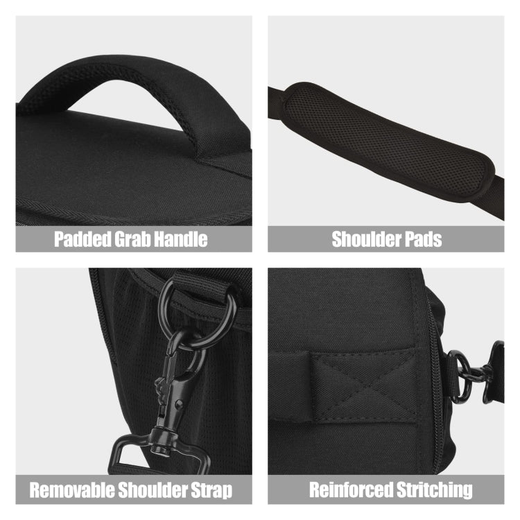 Cwatcun D67 Crossbody Camera Bag Photography Lens Shoulder Bag, 22 x 15 x 15cm S, 25.5 x 16 x 17cm M, 30.5 x 16.5 x 20cm L, 36 x 21 x 24cm XL