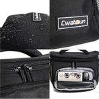 Cwatcun D67 Crossbody Camera Bag Photography Lens Shoulder Bag, 22 x 15 x 15cm S, 25.5 x 16 x 17cm M, 30.5 x 16.5 x 20cm L, 36 x 21 x 24cm XL