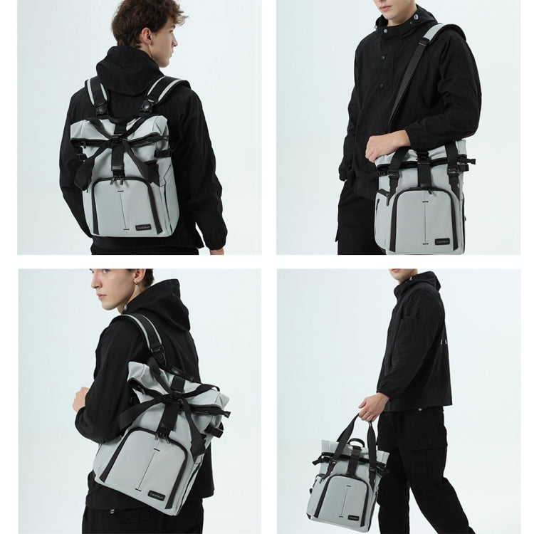 Cwatcun D95 Large Capacity Photography Backpack Shoulders Laptop Camera Bag, 27 x 37 x 16cm, 30.5 x 18 x 38cm