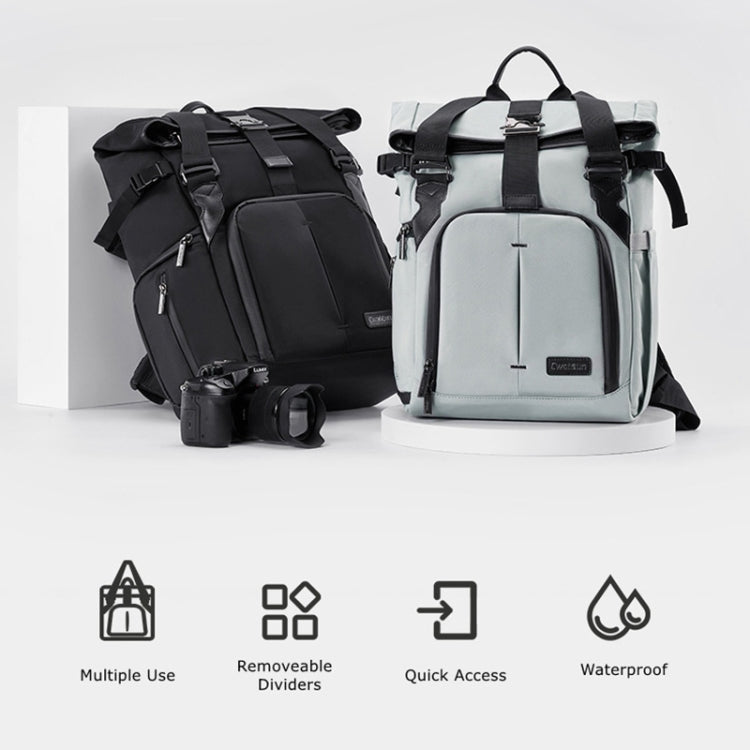Cwatcun D95 Large Capacity Photography Backpack Shoulders Laptop Camera Bag, 27 x 37 x 16cm, 30.5 x 18 x 38cm